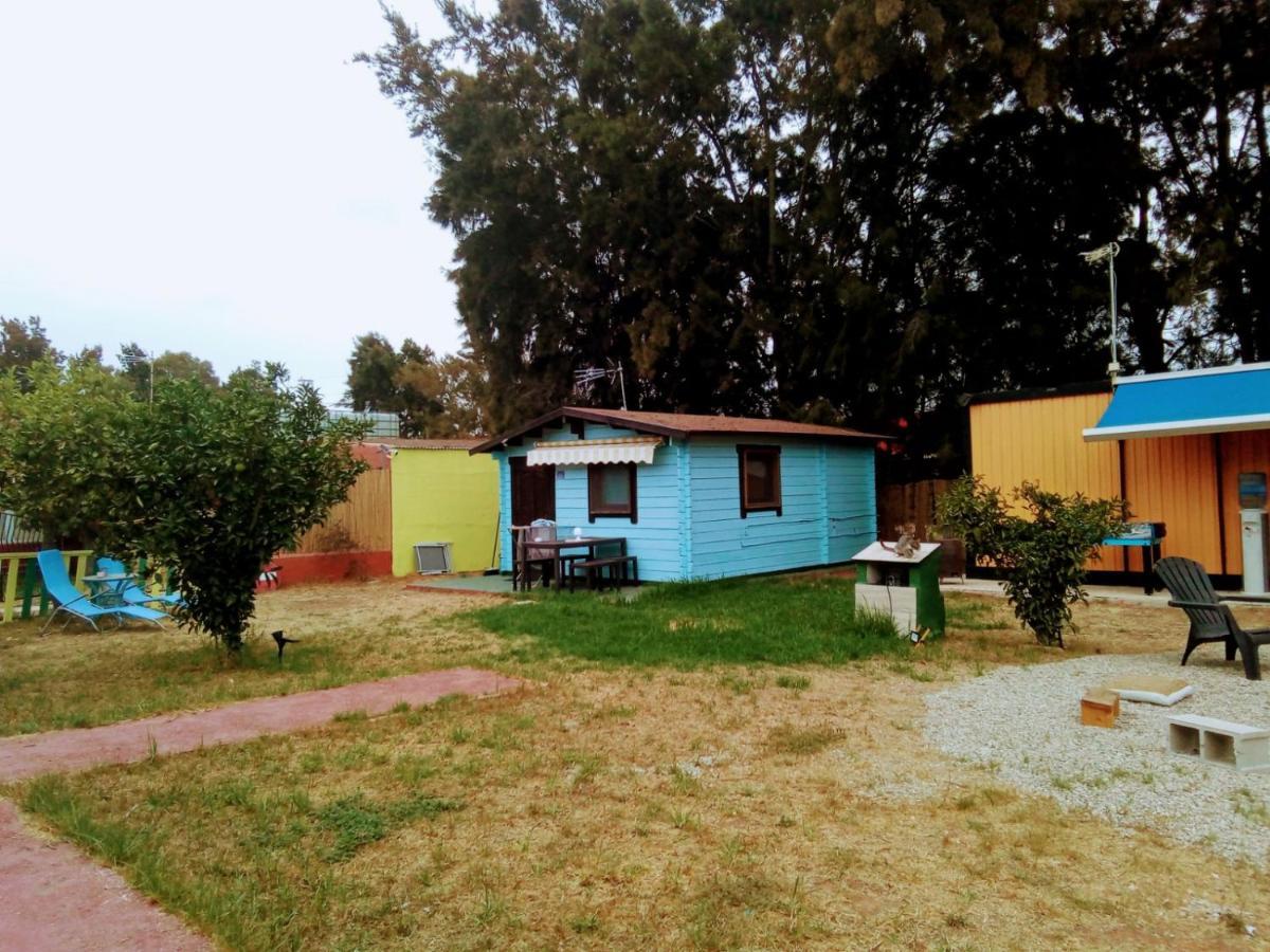 BLUE Acogedora cabaña con aparcamiento y jardín Chiclana de la Frontera Exterior foto
